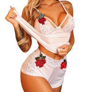 White Beauty and The Beast Pajamas
